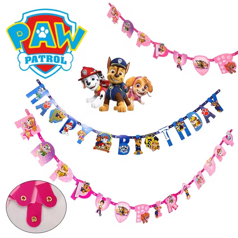 Cosplay Floating Prop - Paw Patrol Theme Serie Geburtstag Bunting