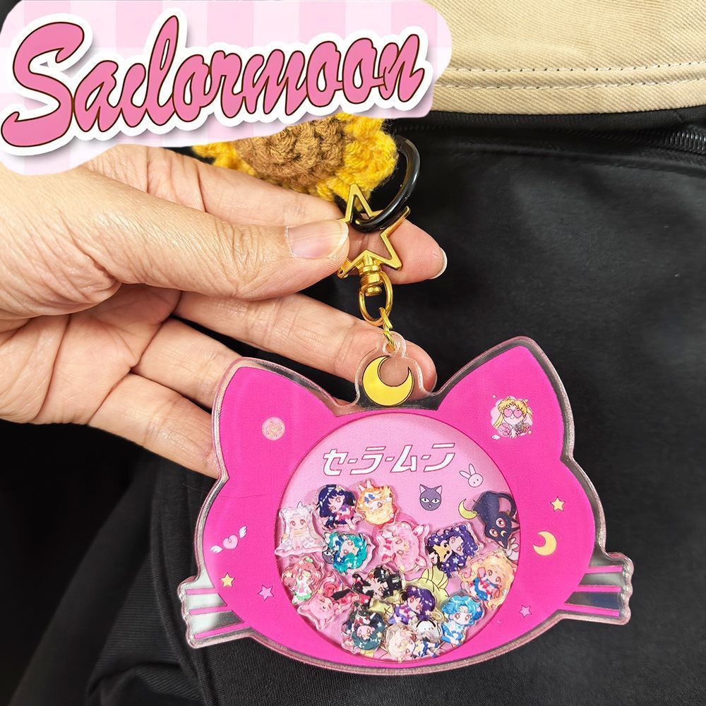 Acrylic Cosplay Prop - Sailor Moon Acryl-Schlüsselanhänger, Anime-Merch, Rucksackanhänger, kreatives