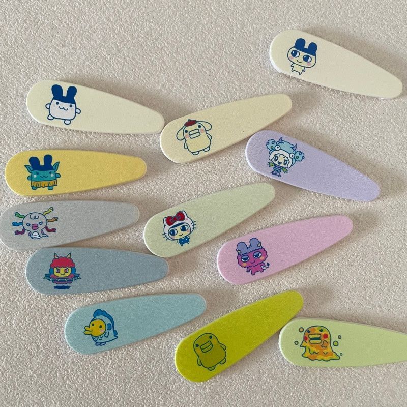 Cosplay Floating Prop - Niedliche Cartoon-Tamagotchi Elektronische Haarspangen, Dekorative Haarclips,