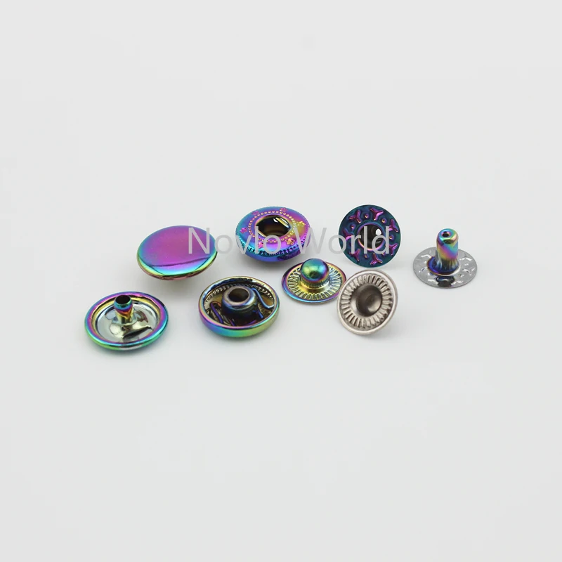 20–100 Sets Regenbogen 12 mm 1 – Snap Fastener Set Bewertung und Preis