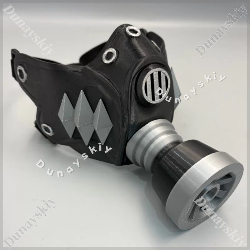 Guita Cyberpunk Gasmaske Grün  – Cosplay Prop 3D Print Bewertung und Preis