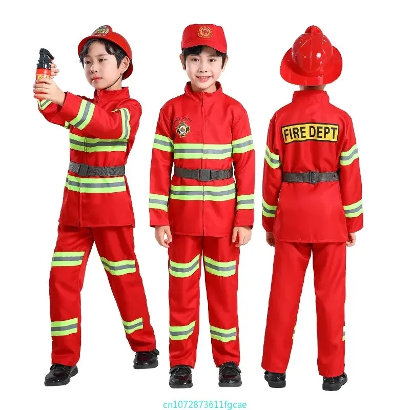 Kinder Feuerwehrmann Uniform S – Cosplay Prop Works Bewertung und Preis