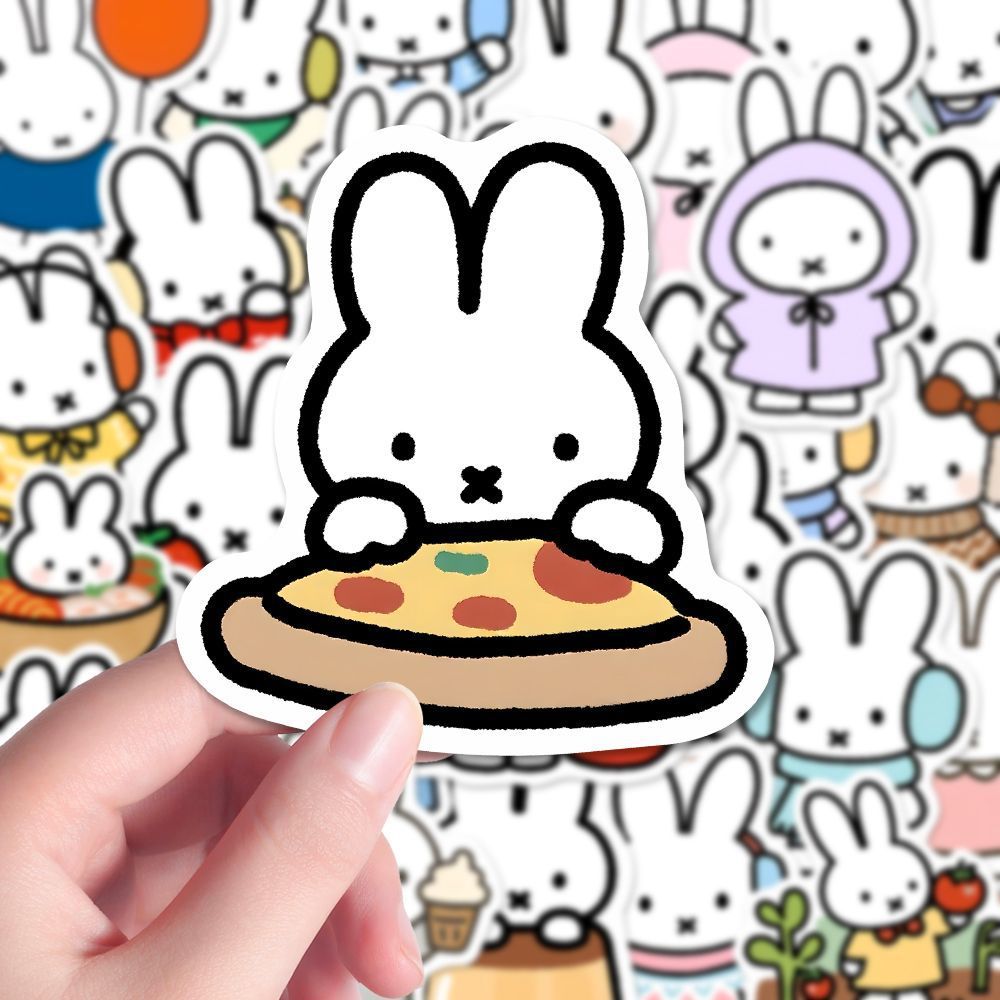 80 Stück Kawaii Miffy Niedlich – Cosplay Floating Prop Bewertung und Preis