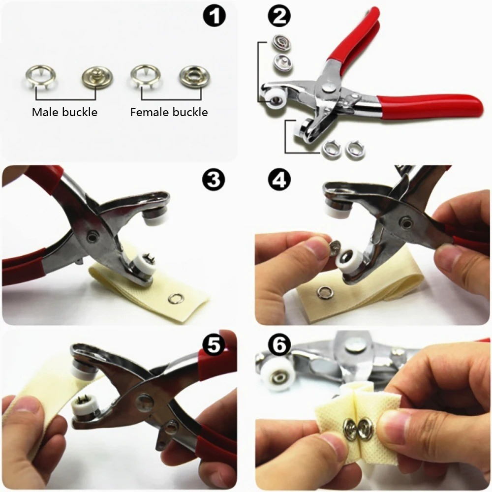 9,5mm Druckknopfzangen-Set mit – Snap Fastener Set Bewertung und Preis