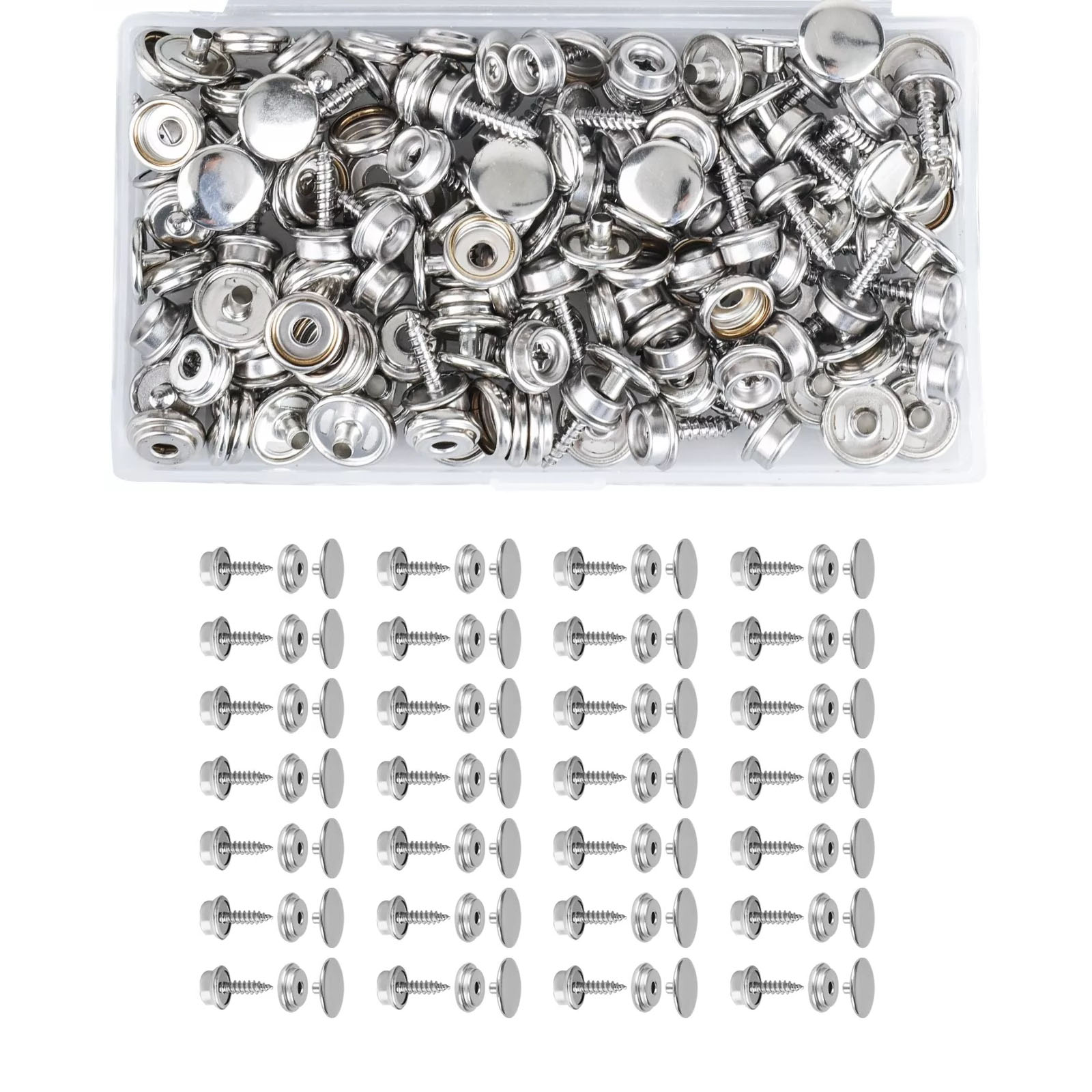 50 Set Edelstahl Boot Marine C – Snap Fastener Set Bewertung und Preis