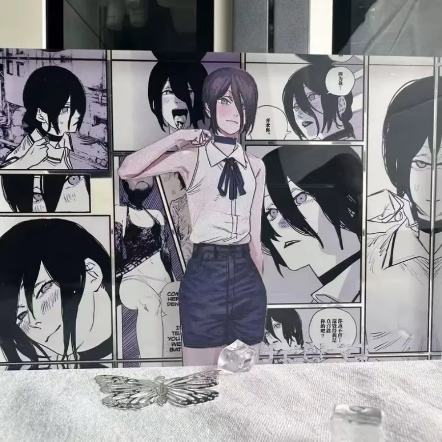 Anime-Figur Denji und Reze Acr – Acrylic Cosplay Prop Bewertung und Preis